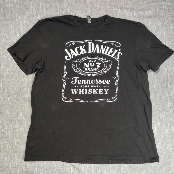 Jack Daniels Other - Jack Daniels Sour Mash Promo T-Shirt Size XL Black White Tennessee Whiskey